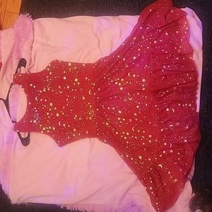 STARDOM RED BOW BACK DRESS